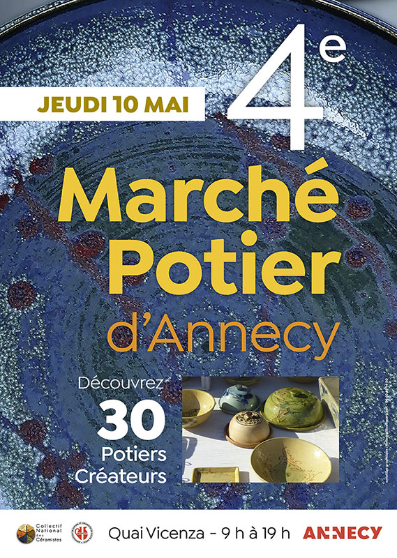 Marché potier d'Annecy
